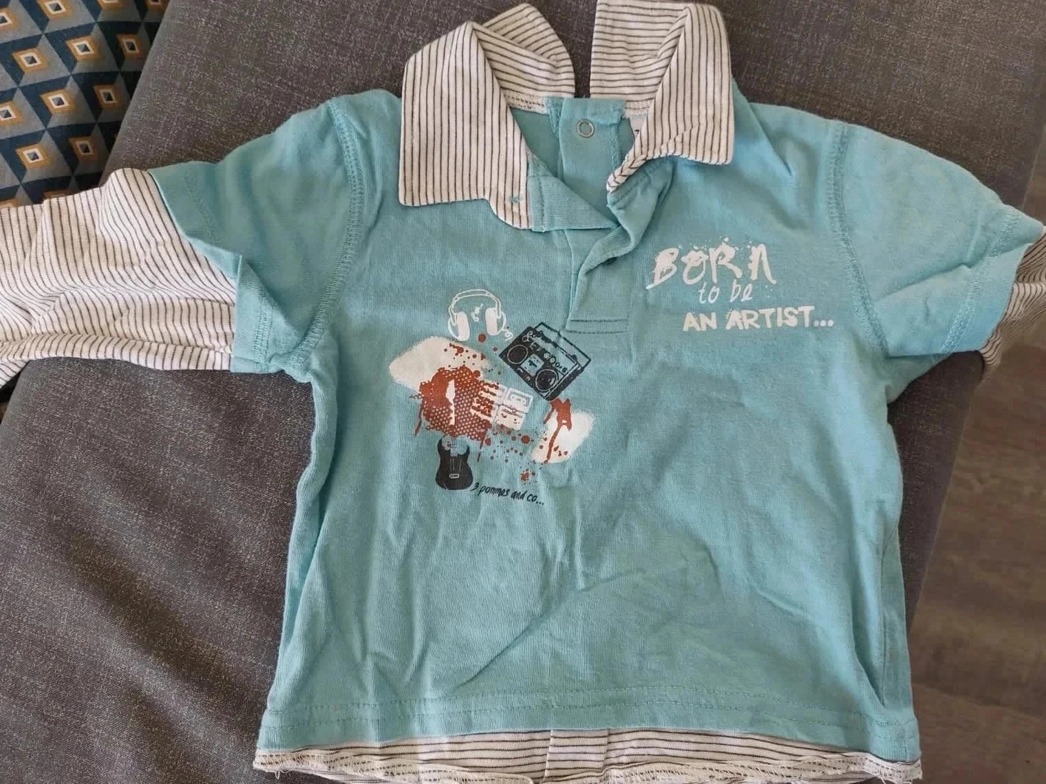 Camiseta 9mois 3 Pommes – photo 4